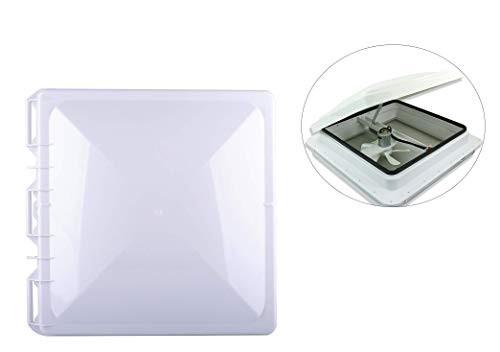 Swess RV 14" x 14" Roof Vent Lid Cover for Jensen Metal Roof Vents Motorhome Roof Vent Cover Camper Trailer