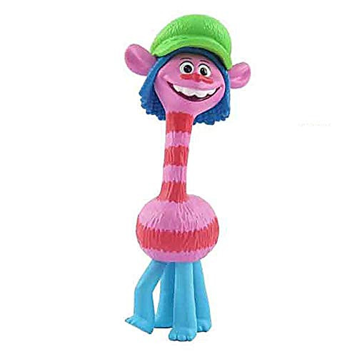 DWS Trolls World Tour Collectible Figure - DreamWorks Exclusive Collectors Keepsake ~ 4 Inches Tall ~ Cooper