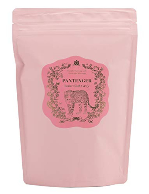 Rose Earl Grey Tea. 4 Ounce - 55 servings- Loose Leaf Black Tea Leaves with Bergamot Essential Oil and Rose Petals. Pantenger Earl Grey Tea Loose Leaf. Rose Earl Grey Tea. 4 Ounce - 55 servings- Loose Leaf Black Tea Leaves with Bergamot Essential Oil and Rose Petals. Pantenger Earl Grey Tea Loose Leaf.