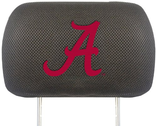 Fanmats NCAA University of Alabama Crimson Tide Polyester Head Rest Cover