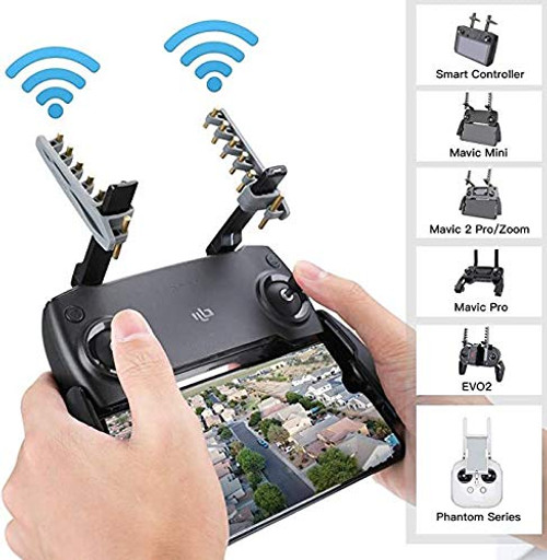 Yagi Mavic Mini Drone Range Extender Remote Controller Antenna Signal Booster Compatible with DJI Mavic Pro Mavic 2 Spark Mavic Air 1 EVO II Remote Controller NOT for Mavic Air 2