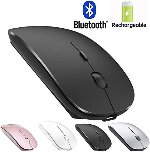 Bluetooth Mouse,Wireless Mouse for MacBook Air Bluetooth Mouse for MacBook pro Air Laptop MacBook Mac Windows Bluetooth Mouse for ipad (Black)