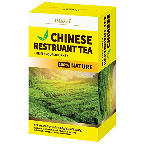 Imozai Chinese Restaurant Tea Bags 100 Count Individually Wrapped Jasmine Green Tea Flavor Imozai Chinese Restaurant Tea Bags 100 Count Individually Wrapped Jasmine Green Tea Flavor