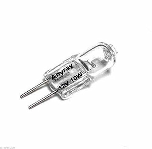 Anyray 10 Lamps 10 Watt 12v 10w G4 base T3 Jc Halogen Light Bulbs Anyray 10 Lamps 10 Watt 12v 10w G4 base T3 Jc Halogen Light Bulbs