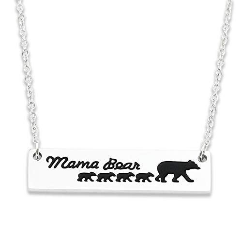 Mommy Bear Necklace 4 Bears Necklace,Mom Bear Necklace Bear Family Necklace with 4 Cubs Mama Bear Necklaces for Women, Christmas Jewelry Gifts Upgraded Version Mommy Bear Necklace 4 Bears Necklace,Mom Bear Necklace Bear Family Necklace with 4 Cubs Mama Bear Necklaces for Women, Christmas Jewelry Gifts Upgraded Version