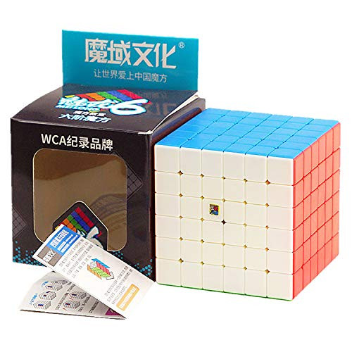 LiangCuber Moyu MoFang JiaoShi Meilong 6x6 stickerless Speed Cube MFJS MEILONG 6x6x6 Cubing Classroom Mini 65mm Size Education Toys