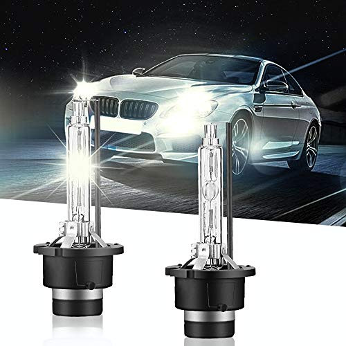 Carrep D2S/D2C 66240 Xenon HID Headlight Bulb 35W Replace for Philips or OSRAM Bulbs (6000K Crystal White)