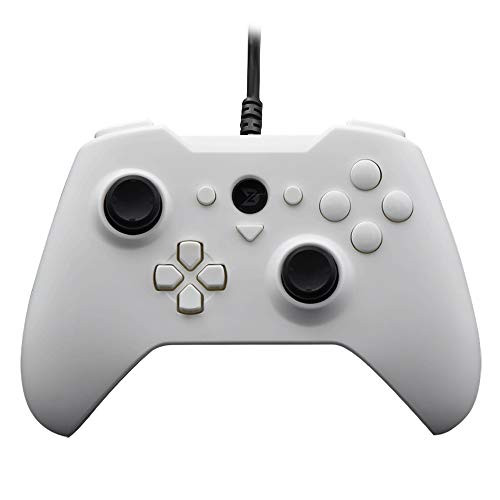 ZD-O Wired Gaming Controller 6 Remappable Multi-Function Buttons for Steam Nintendo Switch,Lapto/PC(Win7-Win10),Android Smartphone Tablet VR TV Box (O-White)