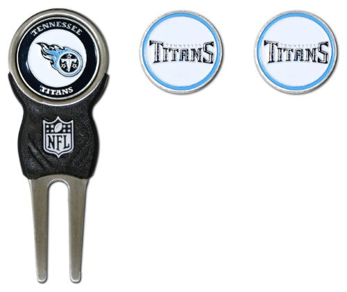 NFL Tennessee Titans Divot Tool Pack With 3 Golf Ball Markers