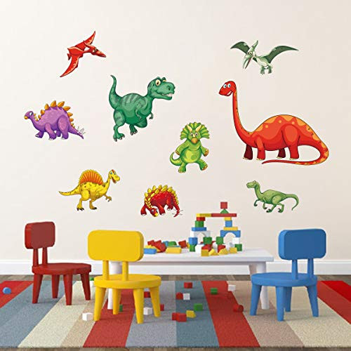 decalmile Colorful Dinosaur Wall Stickers Kids Wall Decals Baby Nursery Childrens Bedroom Wall Decor decalmile Colorful Dinosaur Wall Stickers Kids Wall Decals Baby Nursery Childrens Bedroom Wall Decor