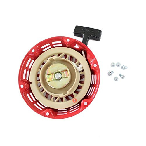 HURI Pull Starter Start Recoil + Screws for Champion Power Equipment 3000 3500 4000 Watts 196cc 6.5hp Gasoline Generator