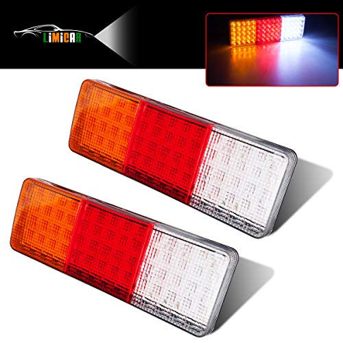 LIMICAR 75 LED Truck Tail Light Bar Waterproof Turn Signal Brake Reverse Running Taillight for Truck Boat Trailer Pickup RV Camper UTV UTE Vans (2PCS)