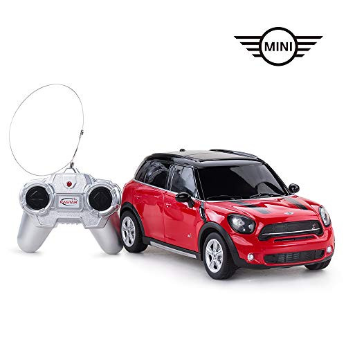 RASTAR 1/24 Mini Cooper Remote Control Car, RC Cars Xmas Gifts for Kids, 1:24 Electric Mini Toy Vehicle, Red RASTAR 1/24 Mini Cooper Remote Control Car, RC Cars Xmas Gifts for Kids, 1:24 Electric Mini Toy Vehicle, Red