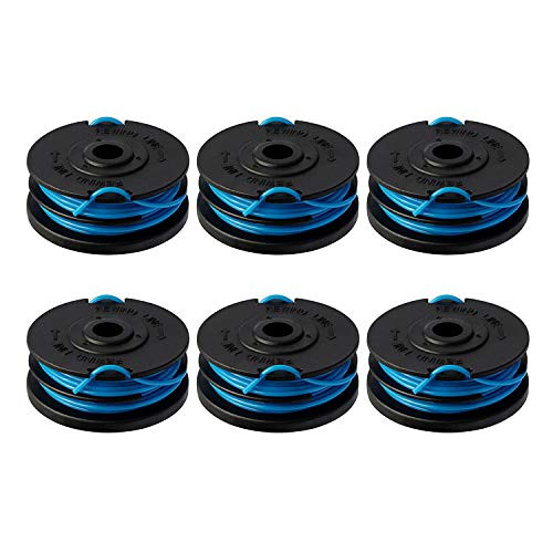 Thten Trimmer Spool Replacement for Greenworks 2900719 20ft 0.065 inch with Greenworks 2101602 and 2101602A Dual line String Trimmers 6 Pack