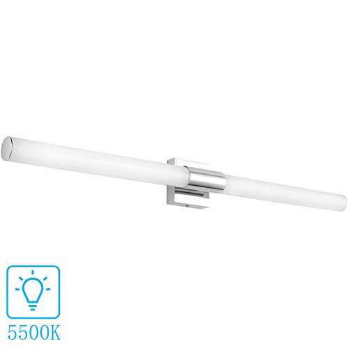 RALBAY Modern LED Vanity Light 40/24W Stainless Steel LED Vanity Light Fixtures for Bathroom Lighting 5500K Cool White Light