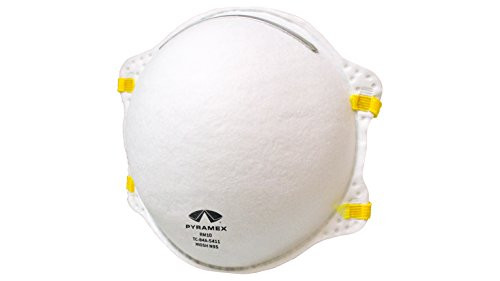 Pyramex RM10 N95 Particulate Dust Masks -Cone Respirator Masks (20 Pack)