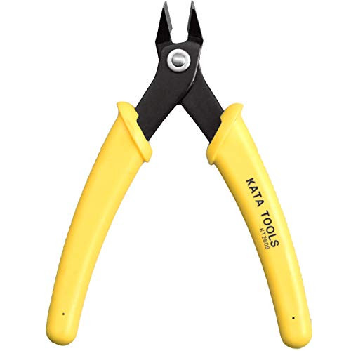 KATA 4.5 Inch Micro Wire Cutter,Precison Mini Flush Cutters and Clean Cut Pliers for Electronics,Model,Jewelry,Model Kits