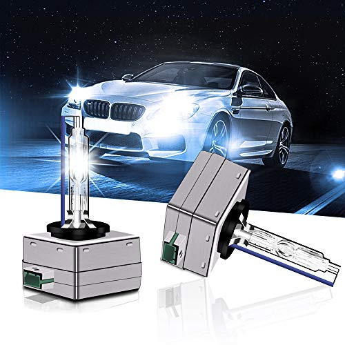 2Pcs D1S/D1C/D1R 35W HID Xenon HID Bulbs Headlight Bulbs Replacement for Philips or OSRAM Bulbs (10000K)