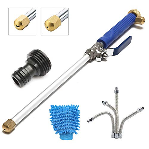 Jet Car Washer CAVEEN Magic Pressure Power Nozzle Washer Wand Hose Nozzle Car Washing and Window Washing Pressure Spray Wand (Wand+Washer)