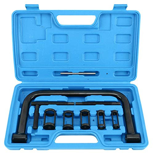 8MILELAKE Valve Spring Compressor Tool Motorcycle, ATV, Car, Small Engine Vehicle Compression Clamp