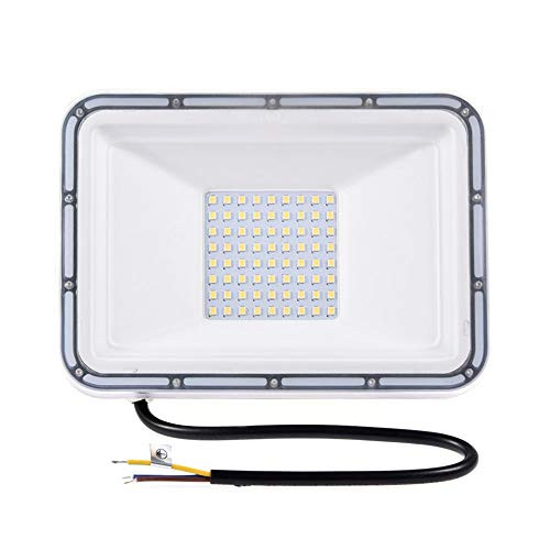 50W LED Flood Light, 5000lm Super Bright Floodlight, IP65 Waterproof Outdoor Work Lights, 3000K(Warm White) Spotlight, CE and ROHS Certified Outdoor Security Lighting for Garden, Playground 110V (50) 50W LED Flood Light, 5000lm Super Bright Floodlight, IP65 Waterproof Outdoor Work Lights, 3000K(Warm White) Spotlight, CE and ROHS Certified Outdoor Security Lighting for Garden, Playground 110V (50)