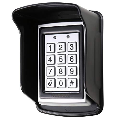 UHPPOTE Access Control Keypad 125khz RFID Door Entry Controller with Waterproof Cover