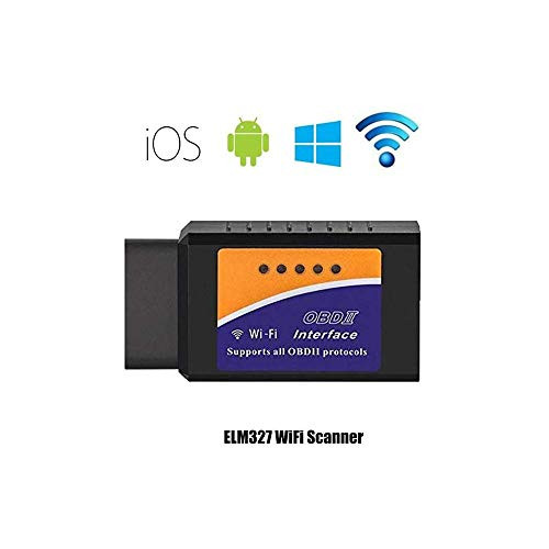 Yahpetes Car ELM327 WiFi Bluetooth OBD2 Car Diagnostic Scanner Code Reader Check Engine Light Diagnostic Tool for Android and iOS