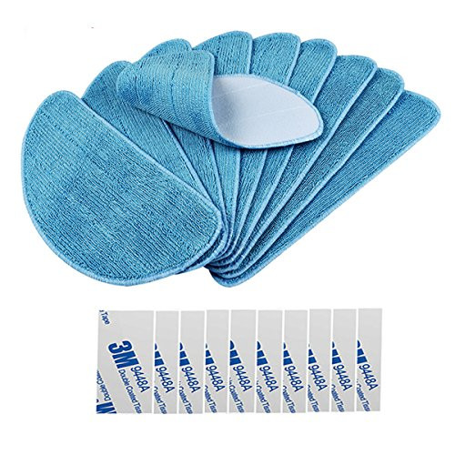 Electropan Consumable Accessories Parts 10pcs Mopping Cloths With Magic Paste Replacement for ilife V3 V3s V5 V5s V5s pro Robot Vacuum Cleaner