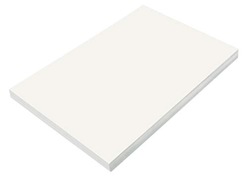 SunWorks Construction Paper, White,  12" x 18", 100 Sheets