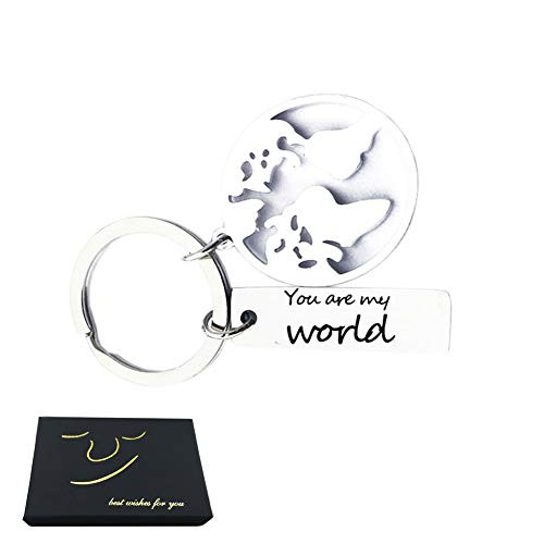 Husband Wife Gifts Keychain for Christmas Anniversary Birthday Gifts Valentines Day Gifts for Boyfriend Girlfriend Long Distance Relationships Friendship Gifts Couple Keychain Gifts for Him and Her