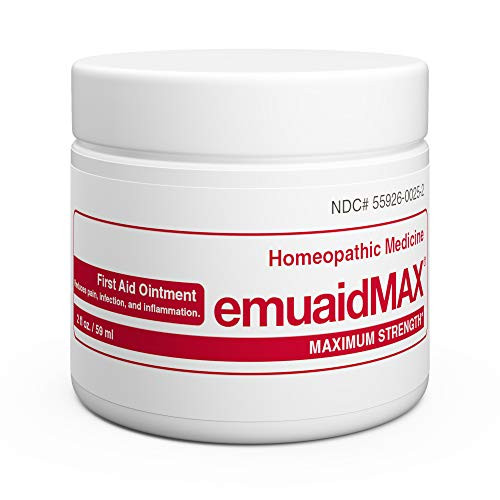 EmuaidMAX® Ointment - Antifungal, Eczema Cream. Maximum Strength Treatment. Use Max Strength for Athletes Foot, Psoriasis, Jock Itch, Anti Itch, Ringworm, Rash, Shingles and Skin Yeast Infection.