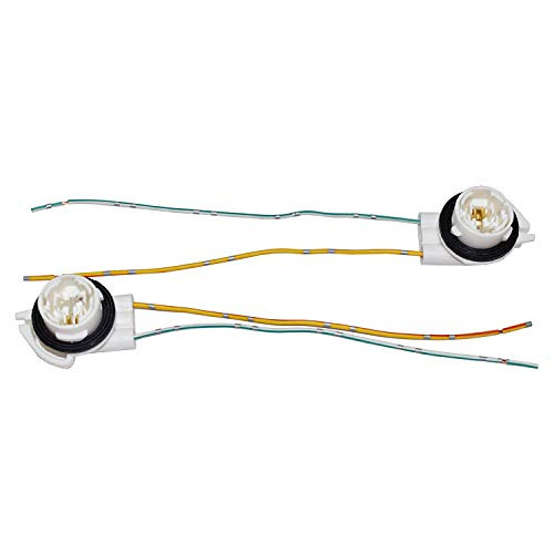 A-Team Performance Daytime Running Lights and Turn Signal Replacement Socket for 4157 3157 4114 Compatible with 645-607 and LS94 GM Bulbs Two-Wire Pack of 2