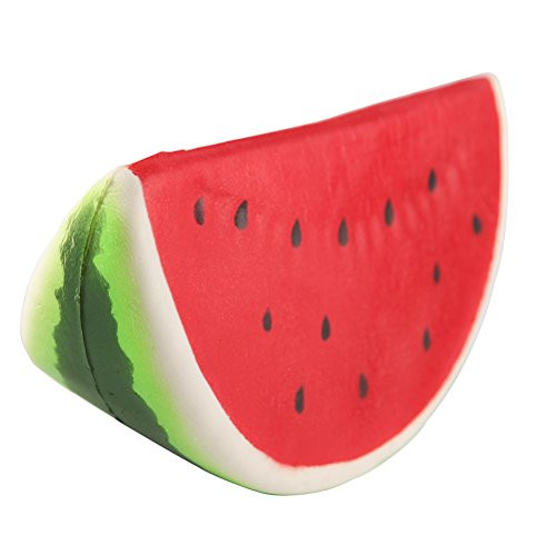 Anboor Squishies Watermelon Kawaii Soft Slow Rising Scented Fruit Squishies Stress Relief Kid Toys Gift Collection