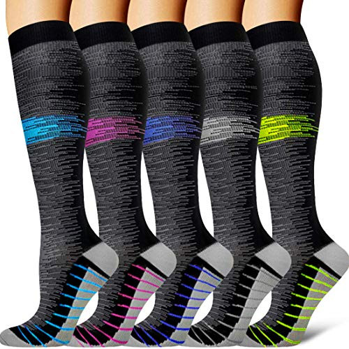 Copper Compression Socks - Compression Socks Women and Men - Best for Circulation, Medical, Running, Athletic, Nurse, Travel