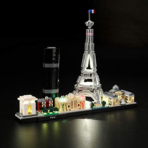 LIGHTAILING Light Set for (Architecture Paris) Building Blocks Model - Led Light kit Compatible with Lego 21044(NOT Included The Model)