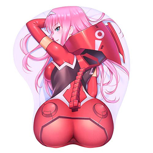 Darling in The Franxx Zero Two 3D Mouse Pad with Soft Wrist Rest (002)