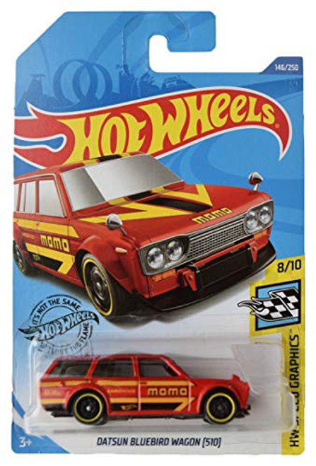 Hot Wheels Datsun Bluebird Wagon (510) 146/250, red Hot Wheels Datsun Bluebird Wagon (510) 146/250, red