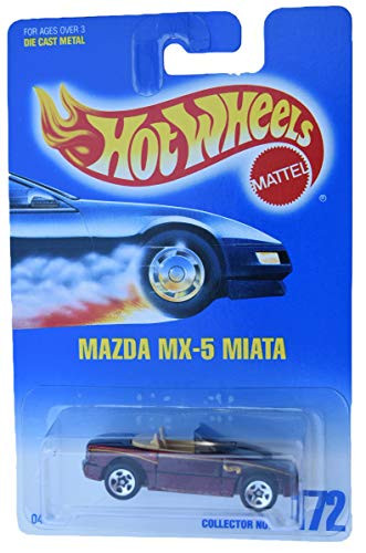 Hot Wheels Mazda Mx 5 Miata #172 5 Spoke, red