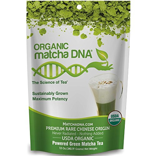 MatchaDNA Certified Organic Matcha Green Tea Pure USDA Certified Organic Culinary Grade Matcha (12 Ounce) MatchaDNA Certified Organic Matcha Green Tea Pure USDA Certified Organic Culinary Grade Matcha (12 Ounce)