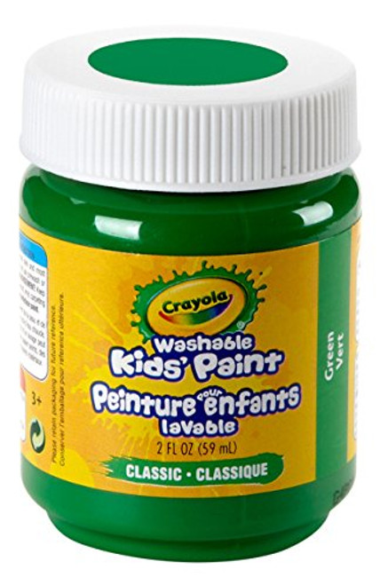 Crayola Washable Kids Paint, 2 oz, Green