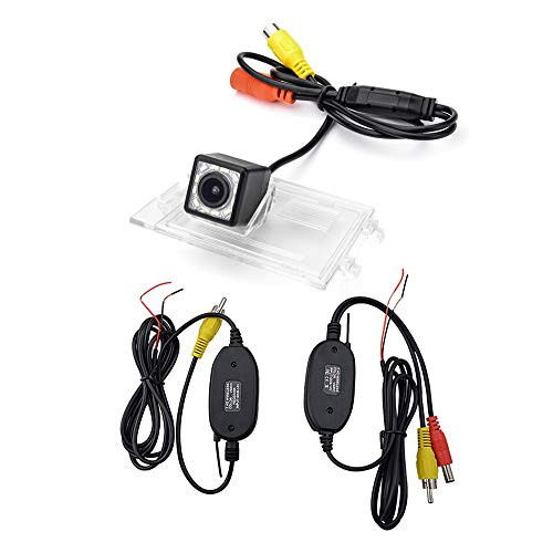aSATAH 2.4G Wireless Car Rear View Camera for Jeep Compass/Jeep Patriot/Jeep Liberty 2011~2015 & Vehicle Camera Waterproof and Shockproof Reversing Backup Camera (12 LED)