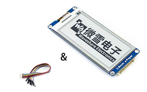 2.9inch E-Ink Display Module 296x128 Pixel White,Black Two-Color 3.3V/5V E-Paper Screen LCD Support Partial Refresh SPI Interface for Raspberry/Jetson Nano/Ard/Nucleo