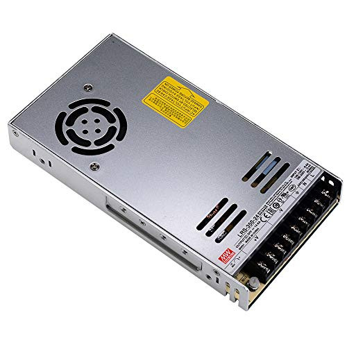 MEAN WELL LRS-350-24 DC Switching Power Supply, 24V 14.6A 350W for 3D Printer, LED Strip Light, Industrial Control System NES/SE/S