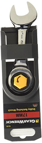 GearWrench 9517 17mm Stubby Combination Ratcheting Wrench