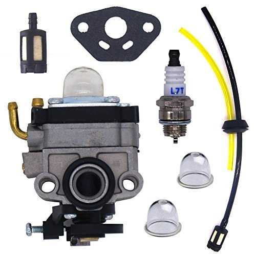 FitBest Carburetor with Fuel Line Kit for Honda 4 Cycle Engine GX31 GX22 FG100 16100-ZM5-803 GCA91 Carb