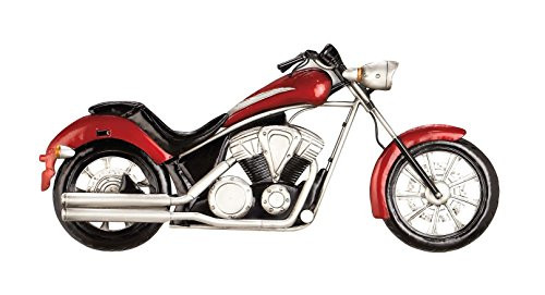 Deco 79 65542 Metal Wall Decor, Red/Black