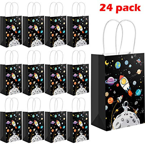 24 Packs Outer Space Gift Bags Kids Treat Bags with Handles Planet Galaxy Party Favor Goodie Bags Paper Treat Bags for Kids Birthday Space Theme Party Supplies 24 Packs Outer Space Gift Bags Kids Treat Bags with Handles Planet Galaxy Party Favor Goodie Bags Paper Treat Bags for Kids Birthday Space Theme Party Supplies