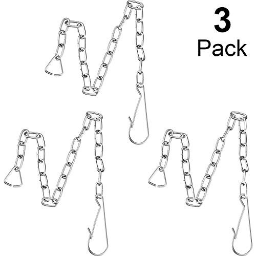 Toilet Handle Chain Stainless Steel Toilet Flapper Lift Chain Replacement Fits Most Toilet Flappers (3)