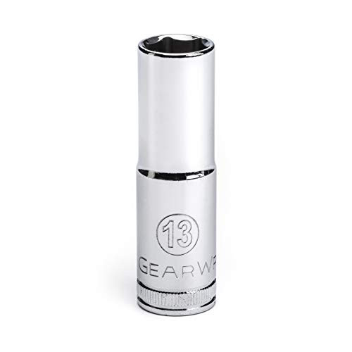 GEARWRENCH 3/8" Drive 6 Pt. Deep Socket, 13mm - 80395