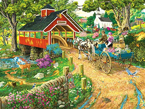 Home at The End of The Day 300 Piece Jigsaw Puzzle by SunsOut
